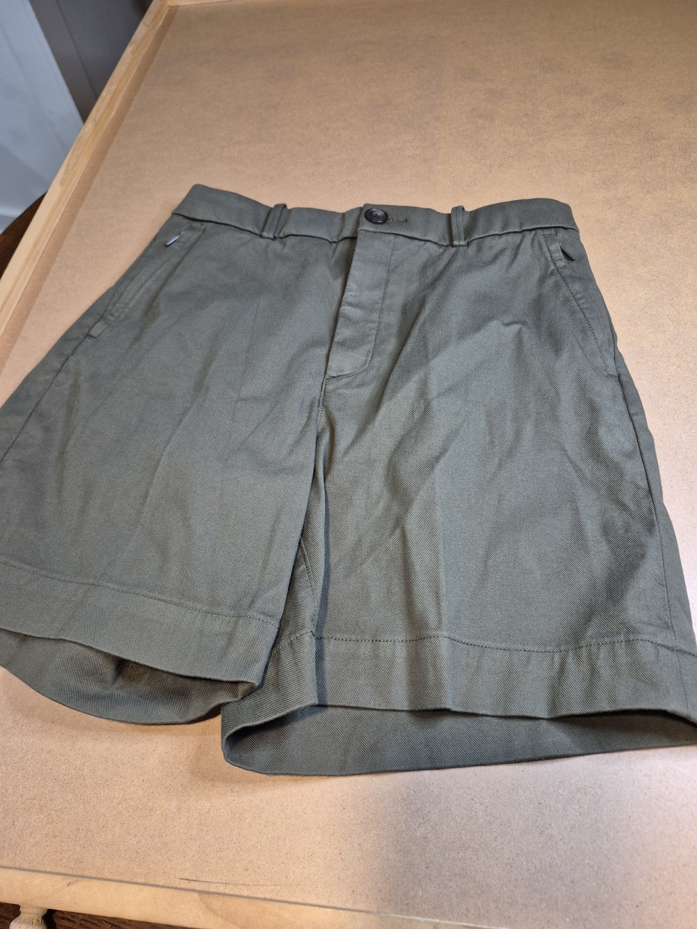 SPANX Olive Green Women's Tailored Bermuda Shorts 4618/7